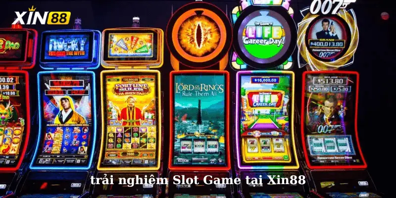 Trải nghiệm game slot tại Xin88